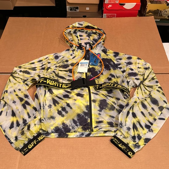Off-White Jackets & Blazers - OFF-WHITE Yellow and Black Tie-Dye Jacket & BAG. READ DESCRIPTION.
